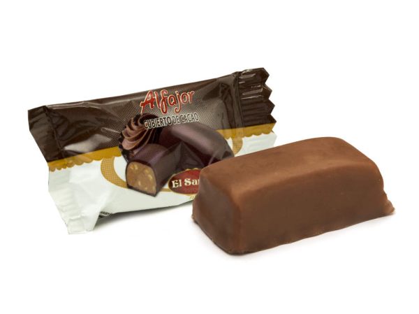 Alfajor cubierto de Cacao