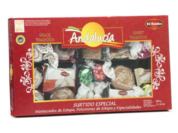 Surtido Especial Navidad Andalucía, caja de 600 gramos